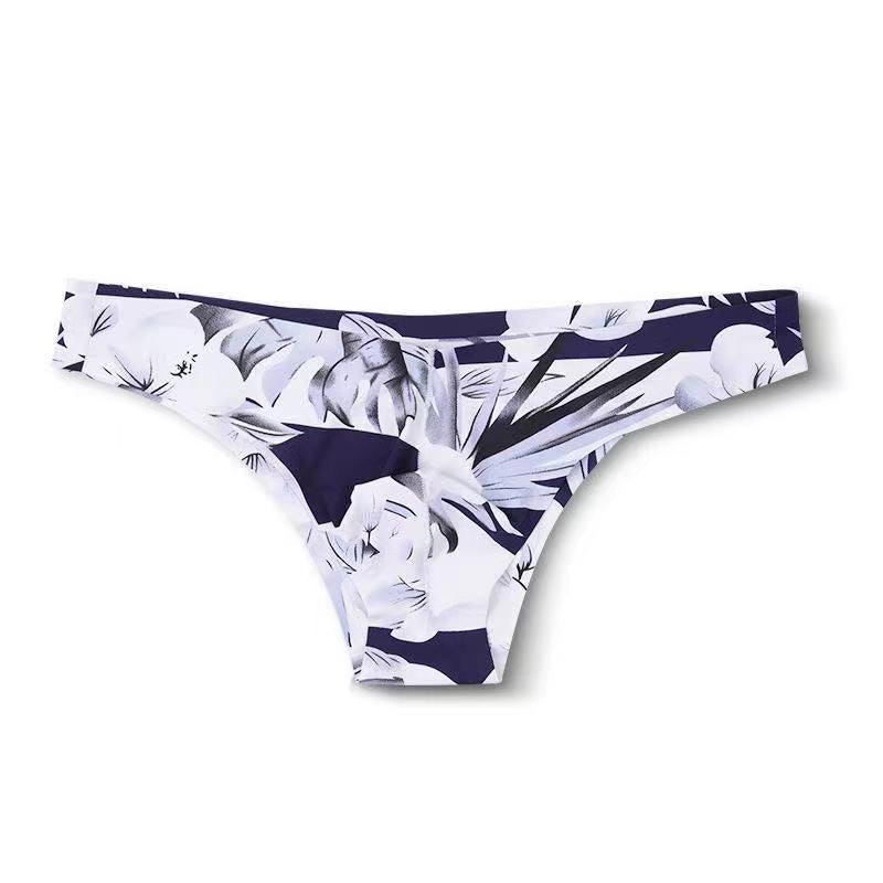 Men's Ice Silk Print Briefs