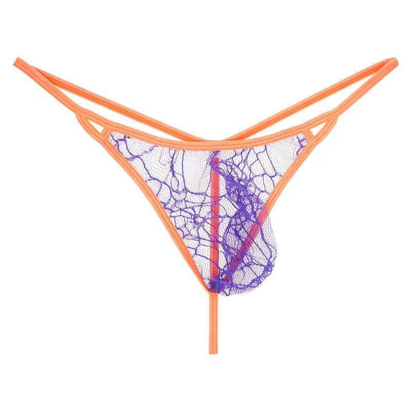 Men's Sexy Mesh Transparent Thong