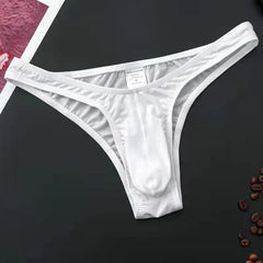 Men's Ice Silk Seamless Narrow Side Thong
