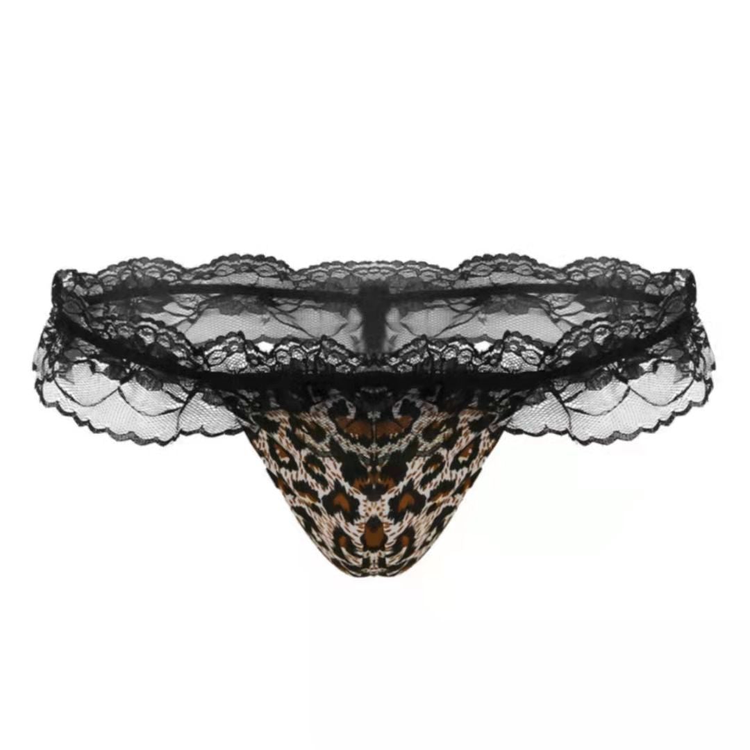 Lace Sexy Hollow Low-Rise Thong