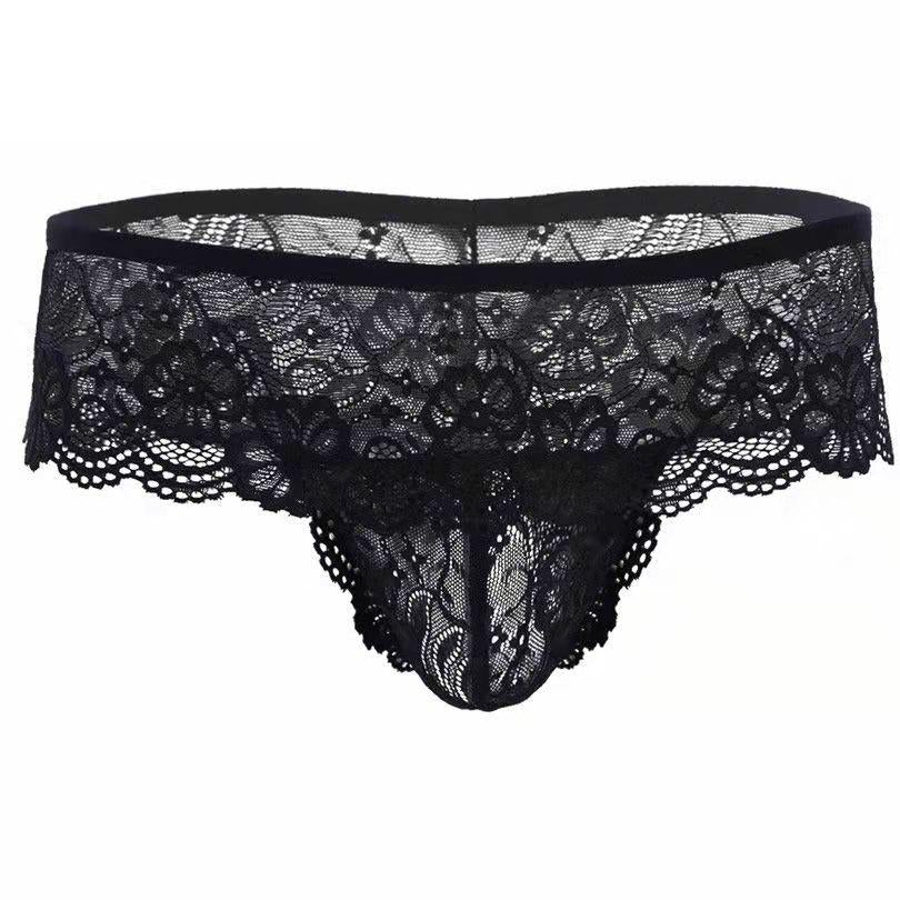 Lace Sexy Hollow Low-Rise Thong