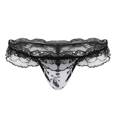Lace Sexy Hollow Low-Rise Thong
