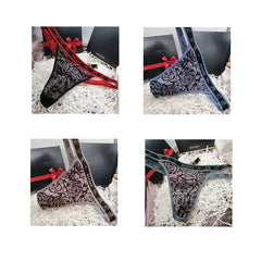 Sexy Hip-Lifting Cotton Printed Thong