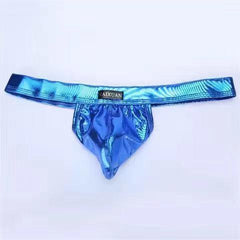 Low-Rise Bright Leather Sexy Thong