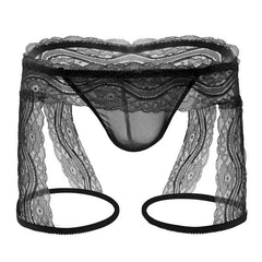 Men's Lace Leggings Panties