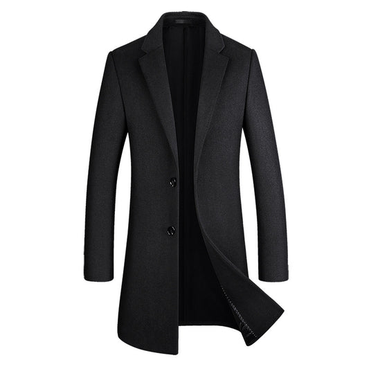 Winter New Men's Woolen Coat