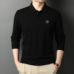 Men's Shirt Embroidered Business Polo