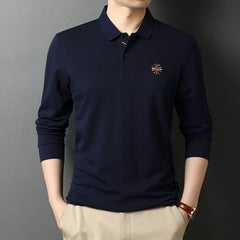 Men's Shirt Embroidered Business Polo