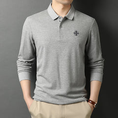 Men's Shirt Embroidered Business Polo