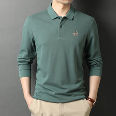 Men's Shirt Embroidered Business Polo