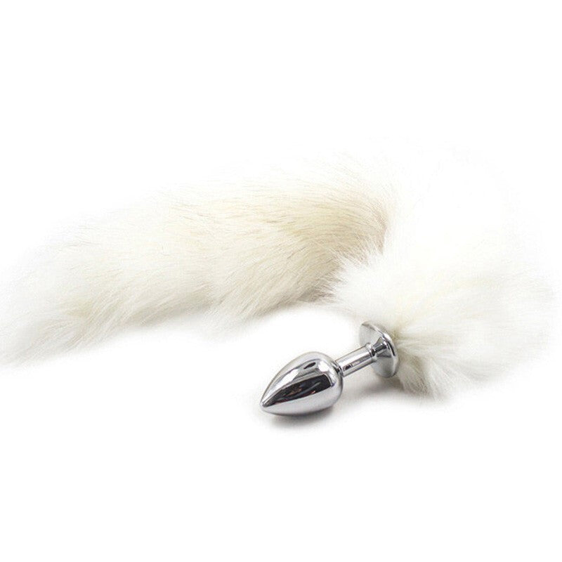 Metal Fox Tail Butt Plug