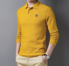 Men's Shirt Embroidered Business Polo