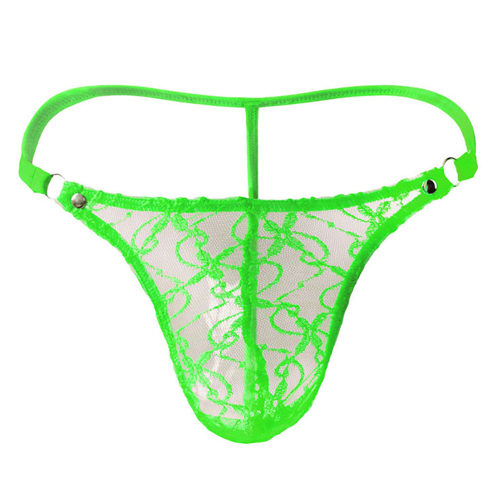 Low-Rise Sexy Lace Thong -  Fashion Men's Panties