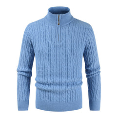 2022 New Men's Zip Turtleneck Sweater
