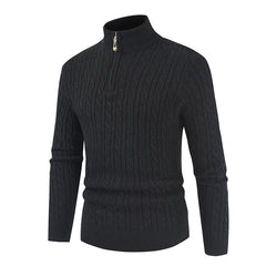 2022 New Men's Zip Turtleneck Sweater