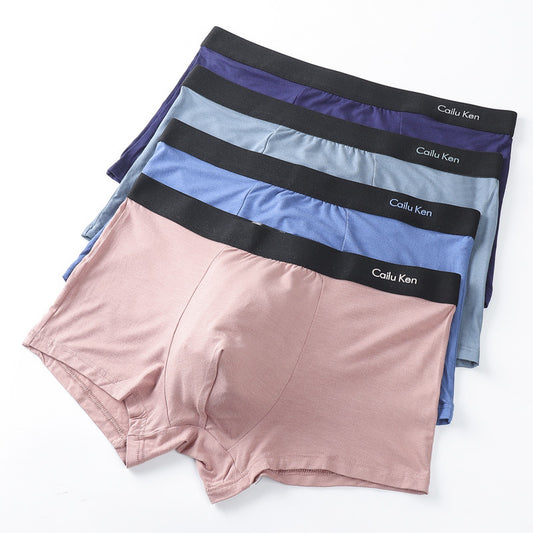 【5PCS】Men's Antibacterial Bulge Bag Breathable Boxer Briefs