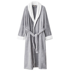 Thickened Flannel Bathrobe Pajamas