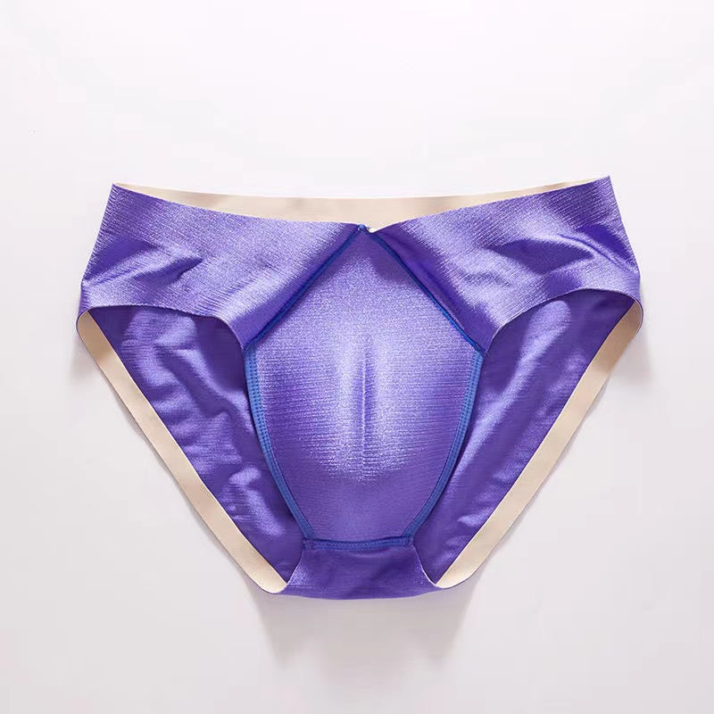 Men's Cross-Dressing Silk Briefs -  