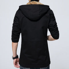 Men's Fleece Business Windbreaker Jacket