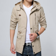 Men's Fleece Business Windbreaker Jacket