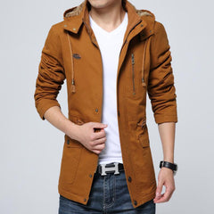 Men's Fleece Business Windbreaker Jacket