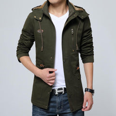 Men's Fleece Business Windbreaker Jacket