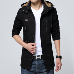 Men's Fleece Business Windbreaker Jacket