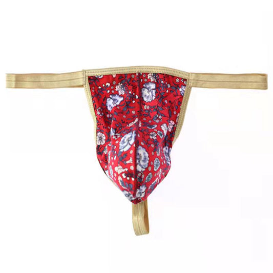 Men's Printed Cotton Thong