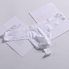 Mens Sexy Thongs Seamless Ice Silk Bikini Briefs