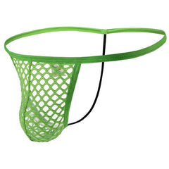 Men's Sexy Transparent Mesh Thong
