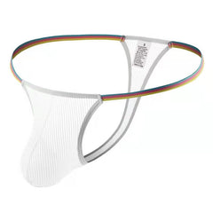 Mesh Striped Sheer Thong