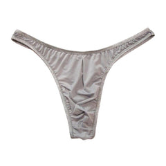 Low Waist Milk Silk Sexy Men's Thong