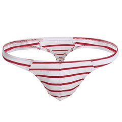 Men's Sexy Cotton Breathable Striped Thong