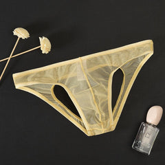 Men's Sexy Tulle Leaky Hip Panties