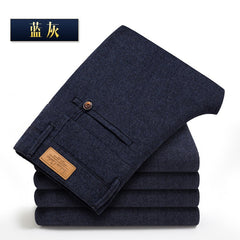 Men's Slim Fit Stretch Cotton Linen Casual Pants