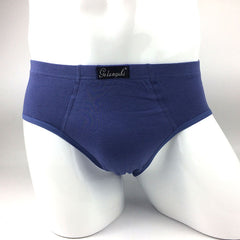 【5PCS】Men's Pure Cotton Solid Color Breathable Briefs