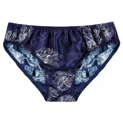 100% mulberry silk satin briefs