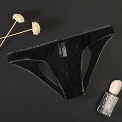 Men's Sexy Tulle Leaky Hip Panties