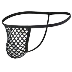 Men's Sexy Transparent Mesh Thong