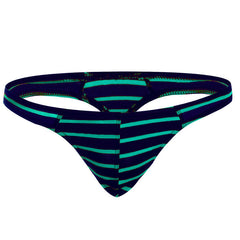 Men's Sexy Cotton Breathable Striped Thong