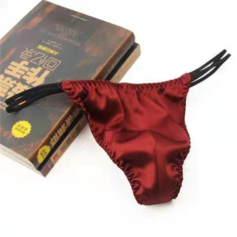 100% mulberry silk low waist thong