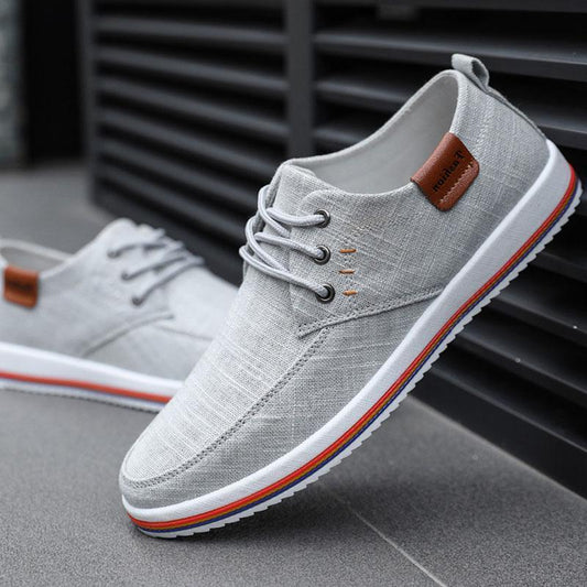 Fashion Comfortable Canvas Lace-Up Men's Casual Shoes