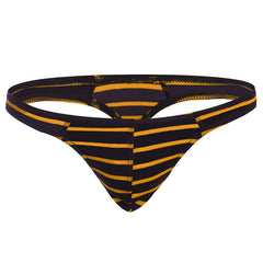 Men's Sexy Cotton Breathable Striped Thong