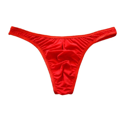 Low Waist Milk Silk Sexy Men's Thong