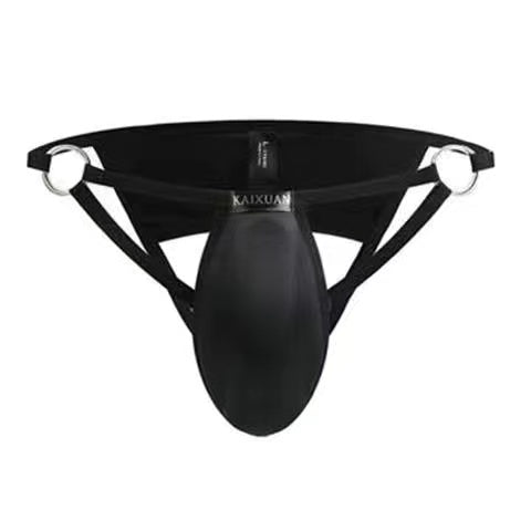 Three-Dimensional Cup Cover Sexy Hollow Thong -  