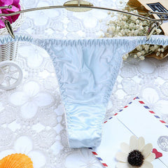 Men's 100% Mulberry Silk Sexy Low Rise Thong