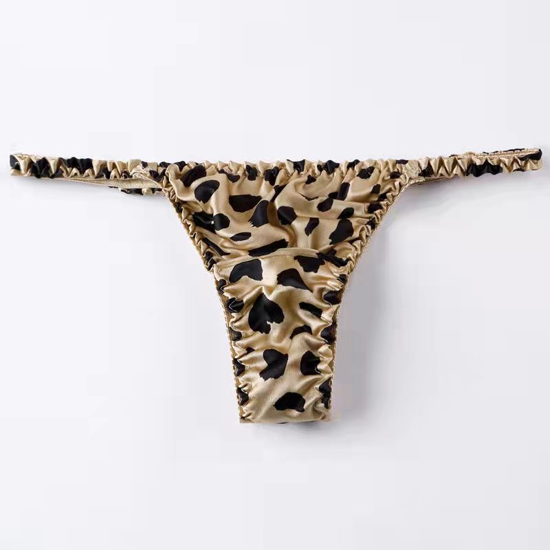 100% mulberry silk printed panties