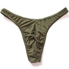 Low Waist Milk Silk Sexy Men's Thong