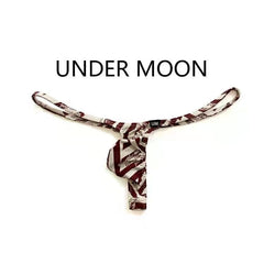 low-rise printed thong