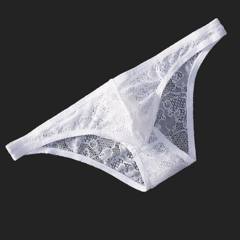 Men Lace Transparent Panties -  Fashion Men's Panties